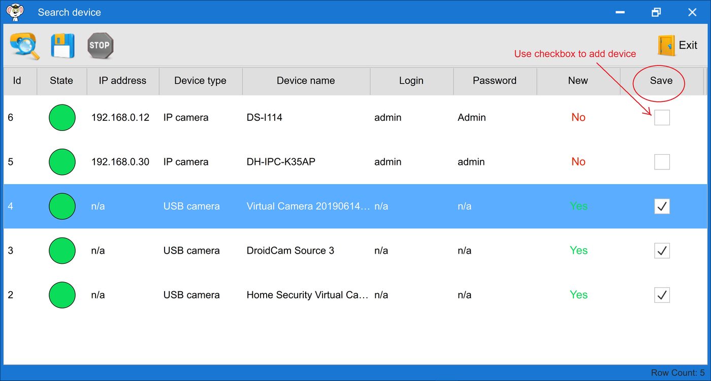 Surveillance Camera Interface Video Surveillance Software: Connecting to a new IP camera